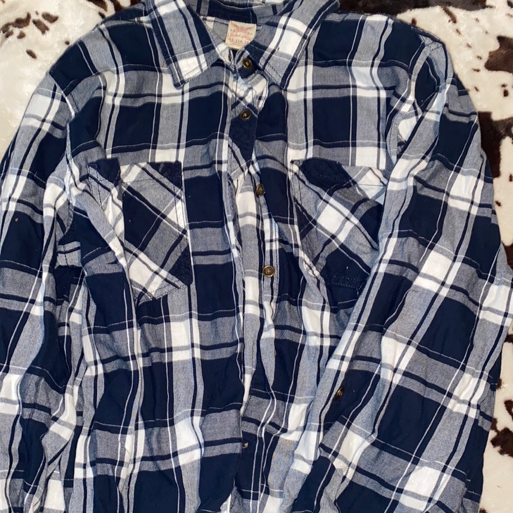 Navy Blue Flannel